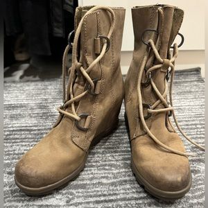 Sorel Joan of Arctic Wedge Boots 8.5 Waterproof